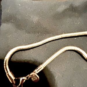 Sterling silver bracelet it’s light.